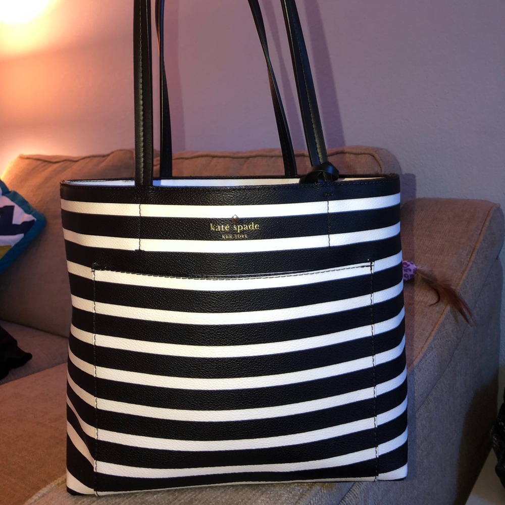 Kate Spade Hyde Lane Stripe Riley Tote